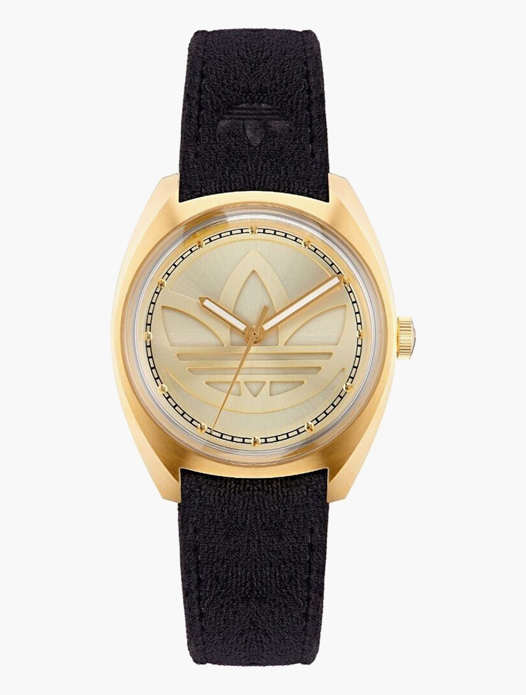Adidas watch black and top gold